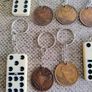 keyrings bulk lot dominos coin kokeshi doll with FREE STANDARD POSTAGE INCLUDED Image 4