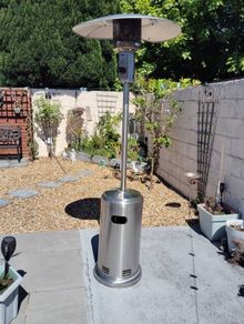 Gas patio heater