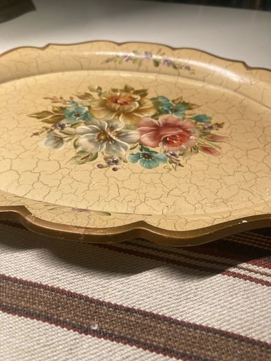Hand Painted Danish Tray