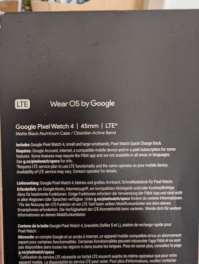 Pixel Watch 4 45mm LTE