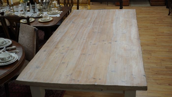 Vintage Pine Farmhouse Refectory Table