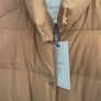 gilet Bnwt long tan gilet sleeveless coat size small freequent brand Image 9