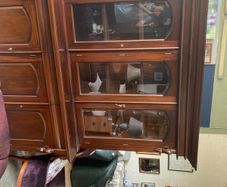 Mahogany china display cabinet