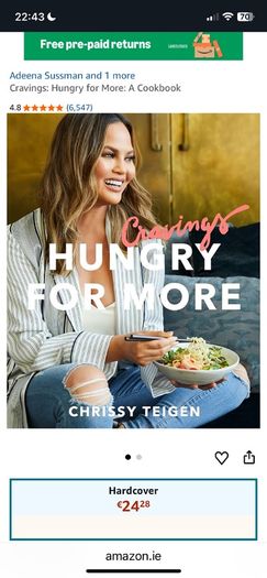 Cravings Hungry for More Chrissy Teigen cookery book