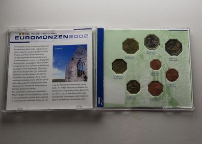 Ireland 2002 Uncirculated Euro Coins Set
