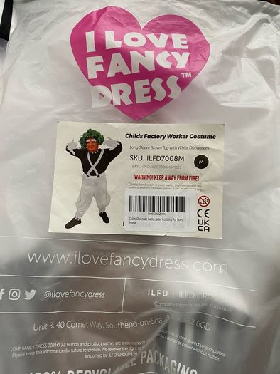 Oompa Loompa costume