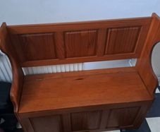 Monks Bench with storage