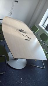 executive boardroom table with chair options