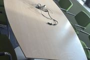 executive boardroom table with chair options