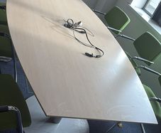 executive boardroom table with chair options