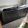 3 seater leather and single seater recliner Image 2