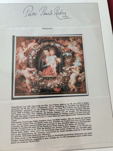 Paul Rubens 55 Pages Stamps Album World Collection