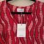 SAVIDA Wildfire Printed Midi Dress New RED Image 2