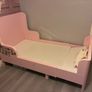 Ikea pink extendable bed Image 3