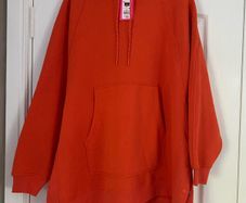NWT Helen Steele ladies orange hoody