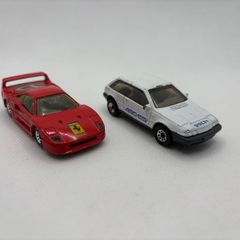 Vintage Matchbox  Super Fast Ferrari F40 and Volvo 480
