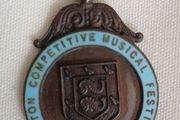 Brighton musical festival medal