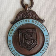 Brighton musical festival medal