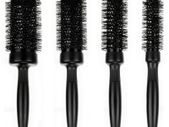 Vented Round Barrel Hair Brush Nano Thermal Ceramic & Ionic - Set of 4
