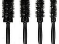 main image for ad Vented Round Barrel Hair Brush Nano Thermal Ceramic &amp; Ionic - Set of 4