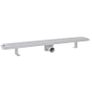 Linear Shower Drain 2 pcs Wave 830x140 mm Stainless Steel Image 6