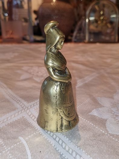 Vintage Brass Lady Bell