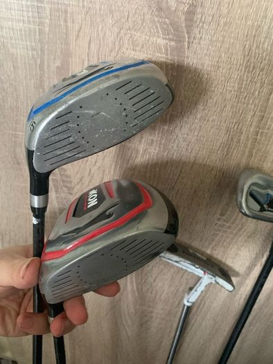 Junior Slazenger golf club set w a Taylormade Putter & balls