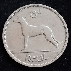 Ireland - 1928 - 6 Pence - Wolfhound - KM.5 - [771]