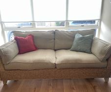 Sunroom Sofa and Armchair