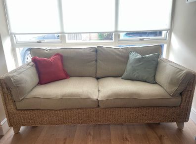 Sunroom Sofa and Armchair