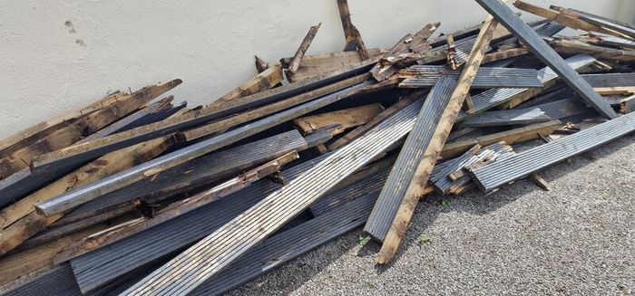 free timber, old decking , good for burning