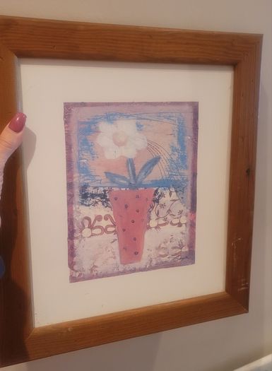 Vintage Solid Wood Frames x2