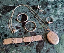 Vintage silver jewellery collection