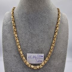 14K Gold Square-Link Chain Necklace