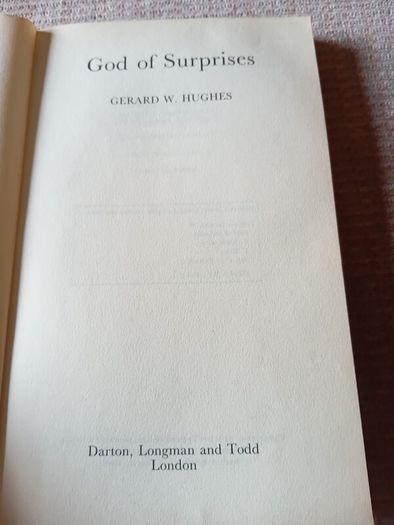 1988 God of Surprises. Gerard Hughes. Religious. Vintage.