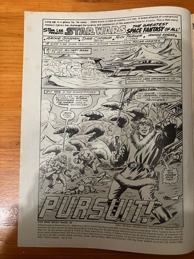 Comic: 'Star Wars Weekly' no. 60 / 1979