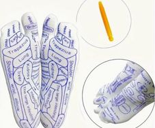 Reflexology Socks With Acupressure Pen, new. Perfect gift.
