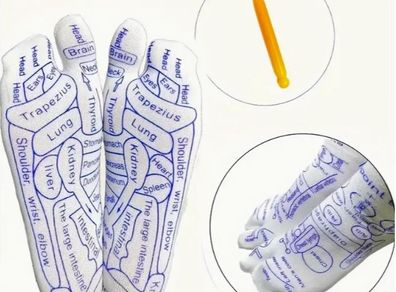 Reflexology Socks With Acupressure Pen, new. Perfect gift.