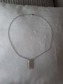 sterling silver identity necklace