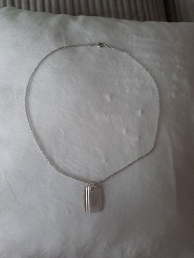 sterling silver identity necklace