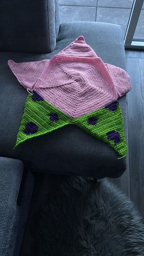 crochet baby sleeping bag