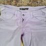 womens Levis demi curve low rise skinny jeans light purple mauve  Size W 28 L 32 Image 6