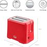 Quest Red Two Slice Toasters 870 Watts Reheat/ Cancel / Defrost/ Variable Browning Settings All New Stock Boxed Fully Guaranteed Price 20 Inc vat Image 3