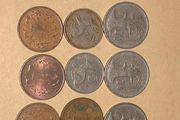 Zimbabwean coins x 9