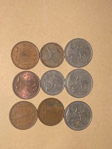 Zimbabwean coins x 9