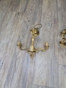 Brass Ceiling Light (Pair)