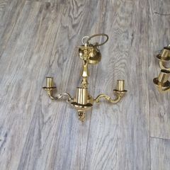 Brass Ceiling Light (Pair)