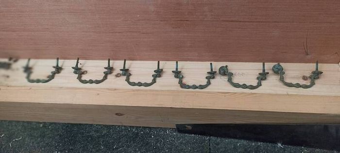 Old Drop Brass Handles