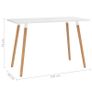 Dining Table Metal Kitchen Dinner - Free Delivery Nationwide Image 2