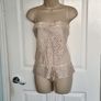 Off White Polka Dot Silk Y2K top from Jasper Conran Jeans size 14 Image 3